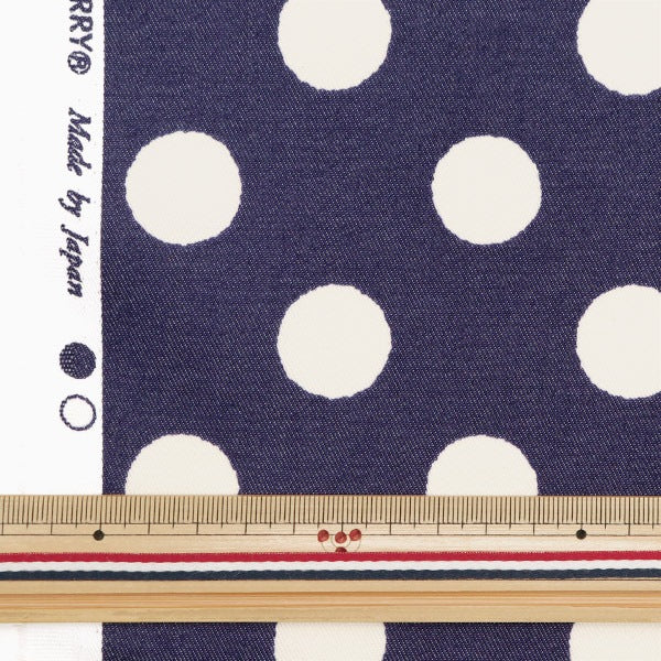 [De la quantité 5] tissu "tc couleur denim Porkadut Navy 83060-1-1"