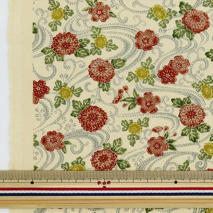 [De la quantité 5] Tissu "Siège Chrysanthemum Style Amairo 83062-1-1"