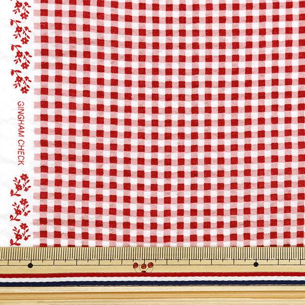 [De la cantidad 5] Fabric "Mini check B-ripche-re"