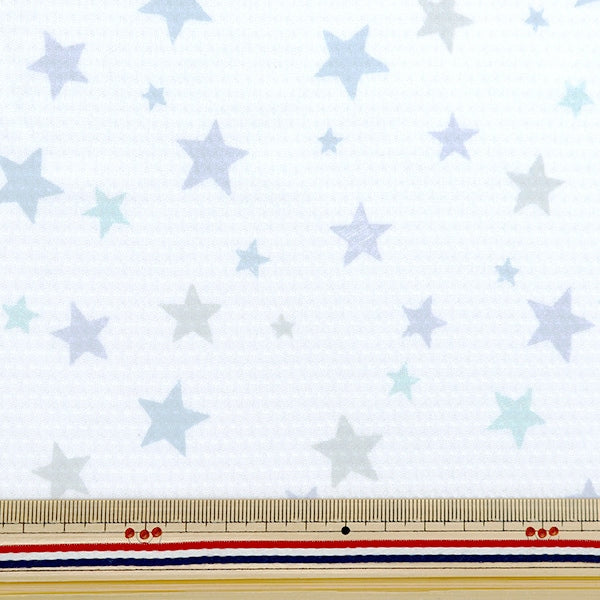 [De la quantité 5] tissu "Cool Cross Star White 150-1649-B1"