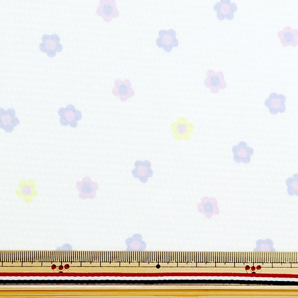 [De la cantidad 5] Fabric "Cool Cross Daisy White 150-1649-C1"