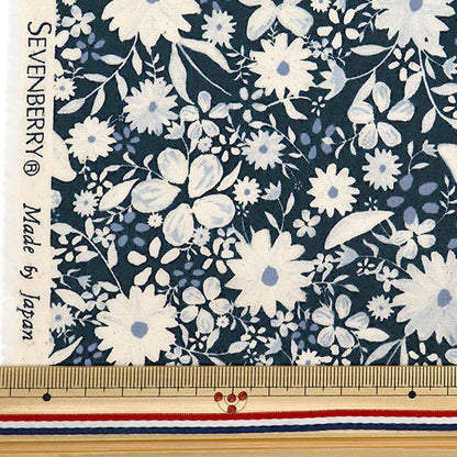 [From quantity 5] Fabric "Broad Grace Navy 850454-1-4"