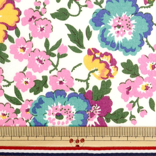 [الكمية تبدأ من 5] قماش "Liberty Fabrics Tana Lawn Poppy Poem 3634204-24AU" Liberty Japan Liberty Japan