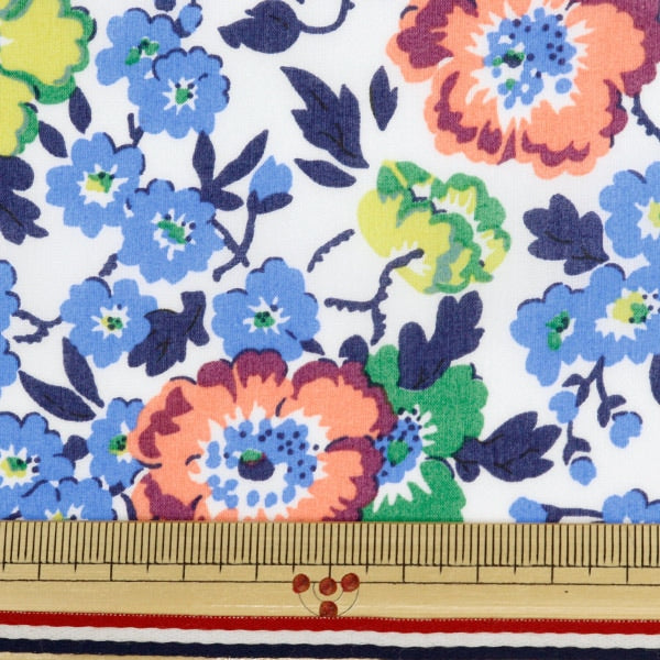 [Aus Menge 5] Stoff "Liberty Fabric Tanalone Mohn Gedicht 3634204-24bu" Liberty Japan