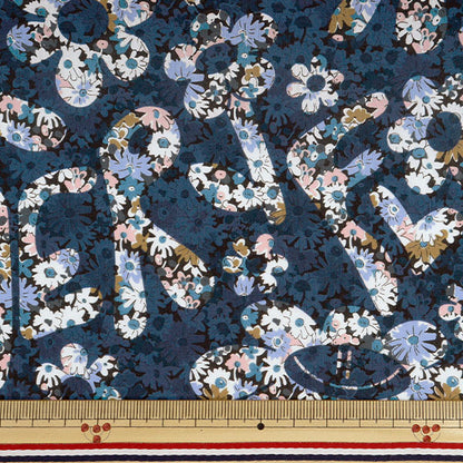 [Da 5] Fabric "Liberty Fabric Tanalone Flower Power 3634241-24Bu" Liberty Japan Liberty Giappone