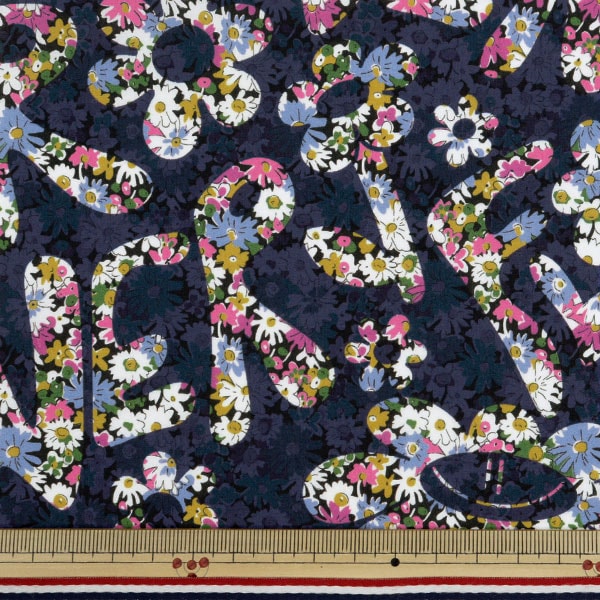 [Из 5] ткани "Свобода Fabric Tanalone Flower Power 3634241-24CU" Liberty Japan Liberty Japan