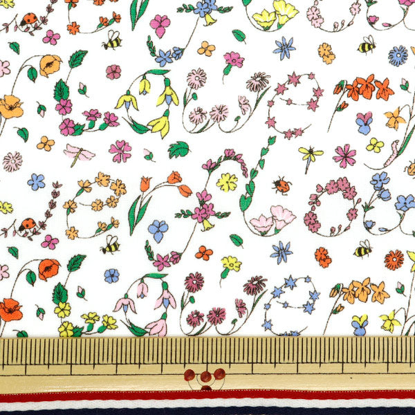 [De 5] Fabric "Liberty Fabric Tanalone Ingu-Writz Garden 3634248-24bu" Libertad Japón Libertad Japón