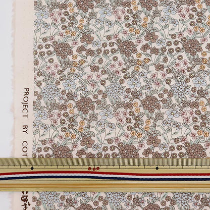 [Dalla quantità 5] tessuto "ampio piccolo modello floreale KTS7061-D" Cotton Kobayashi Cotton Kobayashi Kobayashi Fibra