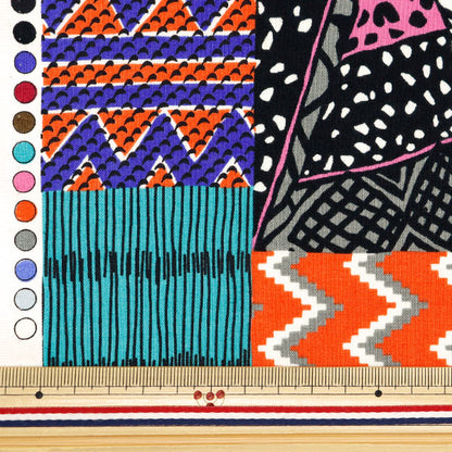 [From quantity 5] Fabric 『Sheeting African plint QuiltingPattern AP42807-1B]