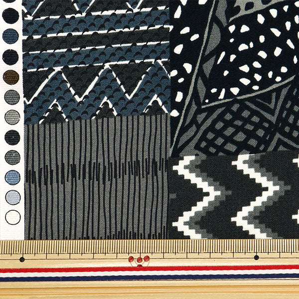 [From quantity 5] Fabric 『Sheeting African plint QuiltingPattern AP42807-1E]