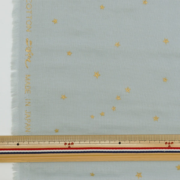 [De la cantidad 5] Fabric "W Gasza Saxofón de patrón de estrella x Gold KTS6430-10" Algodón Kobayashi Algodón Kobayashi Kobayashi.