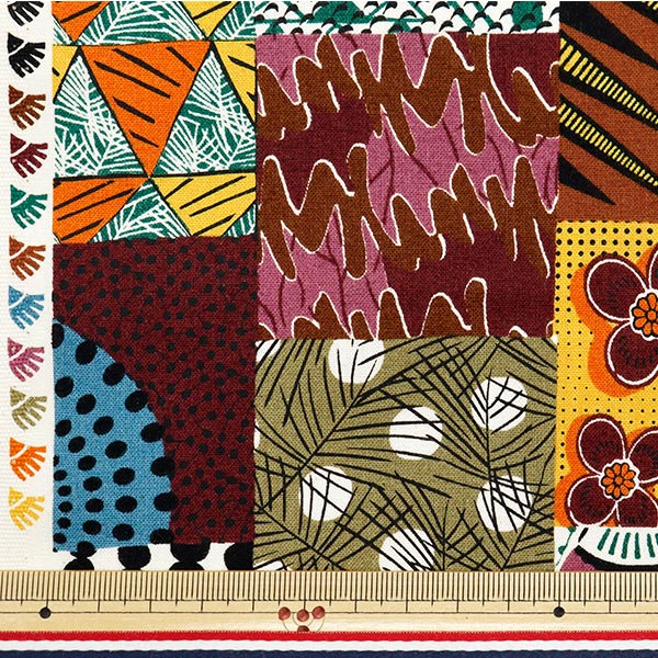 [From quantity 5] Fabric 『Sheeting African plint QuiltingPattern AP31808-1E]