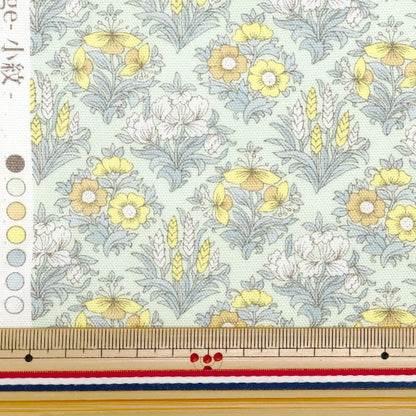 [De la cantidad 5] Fabric "Nova Oxyle Kohana Yellow Nox-Vifl-Ye" Kokka Cocka