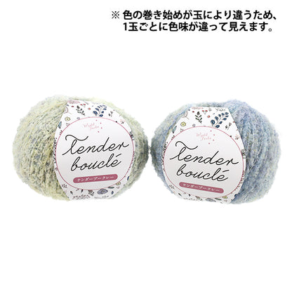 Yarn Tender Boucle 4201 - color winding varies by ball; two balls shown with different starts