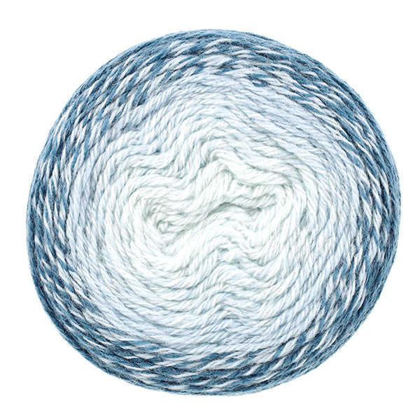 Wonder Wool 200 Color 35. Top view showing radial gradient