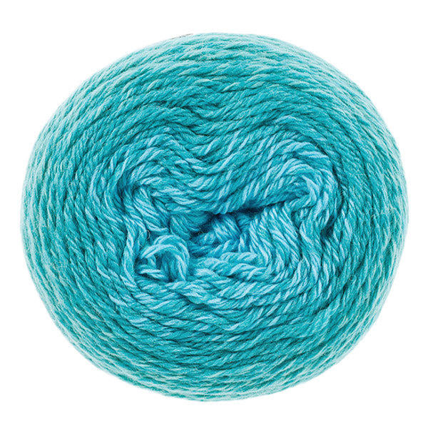 Wonder Wool 200 Color 44 top view showing radial gradient