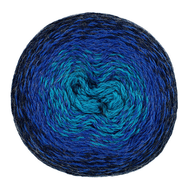 Wonder Wool 200 Color 39 top view showing radial gradient