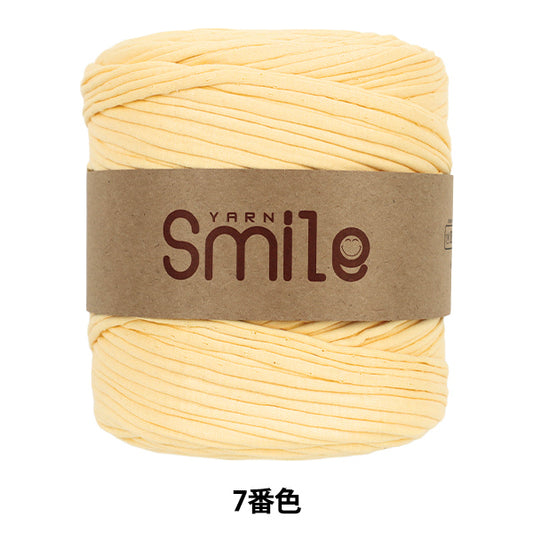 Stoffgarn "Smile Yarn 7. Farbe Gelb" 【YuzawayaOriginal]