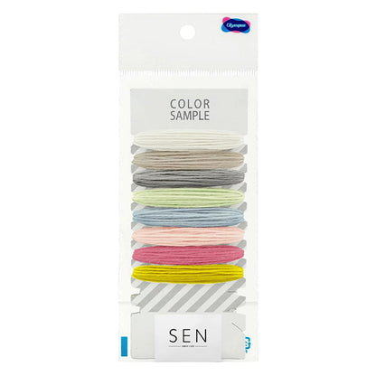 ソックヤーン 毛糸 『COLOR SAMPLE-自然のつむぎSEN- CSY-1』 Olympus オリムパス