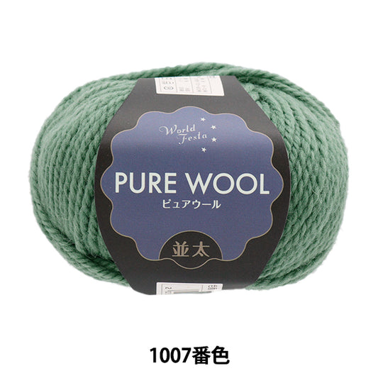 Осень и зимаПряжа "Pure Wool Naka Ta 1007 Color Peacock Green" World Festa World Festa [YuzawayaОграниченный продукт]