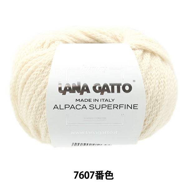 Laine d'automne / hiver "Alpaca Super Fine 7607 Color Lana Gatto"