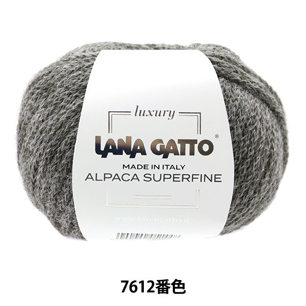 Herbst und WinterGarn 『AlpakaSuper fein 7612 Farbe Lana Gatto"