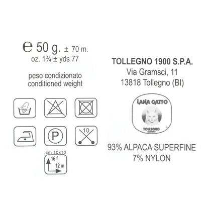 Herbst und WinterGarn 『AlpakaSuper fein 7613 Farbe Lana Gatto"