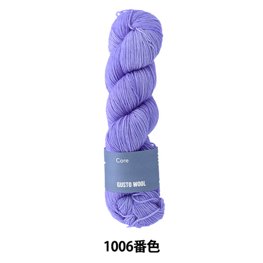 양말 원사 털실 "Core 1006 No."Gusto Wool Gust울