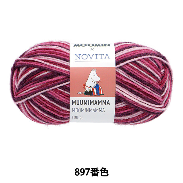 Fall and winterYarn "MOOMIN x NOVITA MUMIMIMAMMA 897" NOVITA Novita