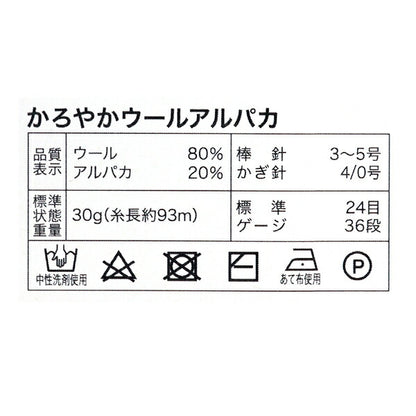 秋冬紗線 “慢慢的羊毛羊駝毛 第107顏色“世界節日世界節日