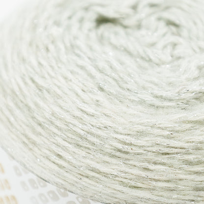 Close-up of Shiny Gradation No.14 Greige yarn showing fine metallic strands and soft texture