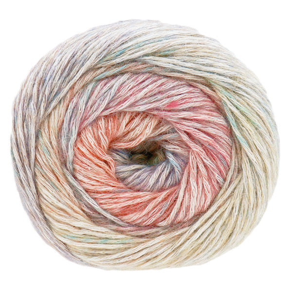 春夏毛糸 『水彩色のコトニー 1番色 AB-1469A』 【ユザワヤオリジナル