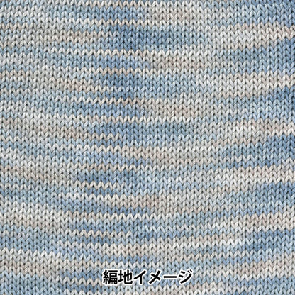 Весна/летоПряжа «Хлоп каждый класс 11 Цвет Blue X Grey» World Festa [Yuzawayaоригинал】