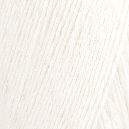 春夏毛糸 『コットンエブリィ ラメ 1番色 ホワイト』 World Festa ワールドフェスタ 【ユザワヤオリジナル】