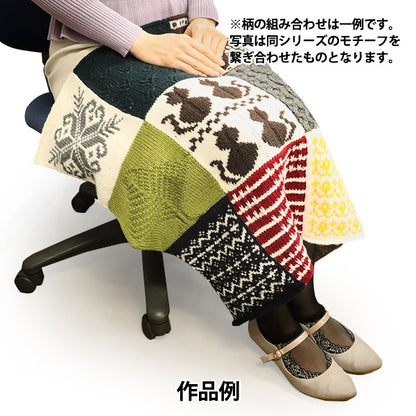 Strick-Kit "Mancell Merino Regen Bow Motiv Kit YM-3" 【YuzawayaBegrenztes Produkt]