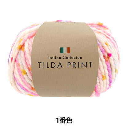 Fall/WinterYarn "TILDA PRINT (Tilda Print) No. 1 color" [Yuzawayaoriginal】