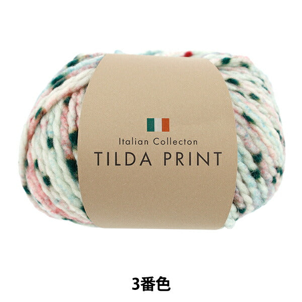 Fall/WinterYarn "TILDA PRINT (Tilda Print) Color 3" [Yuzawayaoriginal】