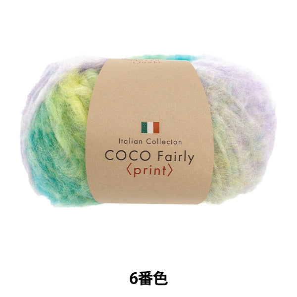 otoño/inviernoHilos "Coco Hada Estampado Color 6" 【YuzawayaOriginales]