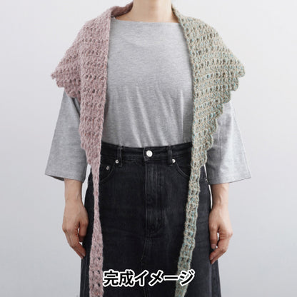 Strickpaket „Häkelschal B 25W-0702“" DARUMA DARUMA Yokota