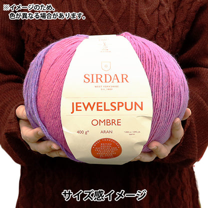 春夏毛糸 『ジュエルスパン オンブレ アラン 104番色 F2620104』 SIRDER