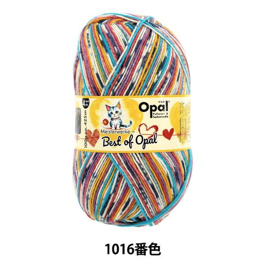 袜子纱线 纱线 "最佳蛋白石 4 层颜色 1016" 蛋白石 蛋白石