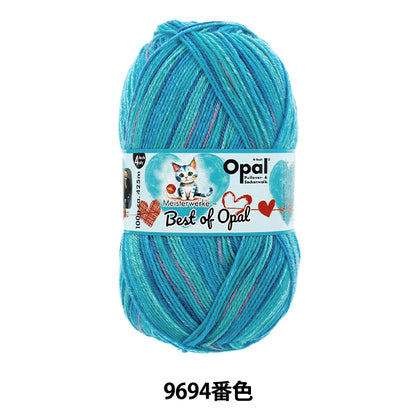 Sock Yarn Yarn "Best of Opal 4ply color 9694" Opal Opal