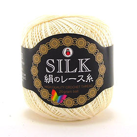 Crochet Thread "SilkCrochet Thread 5th color "DARUMA DARUMA Yokota
