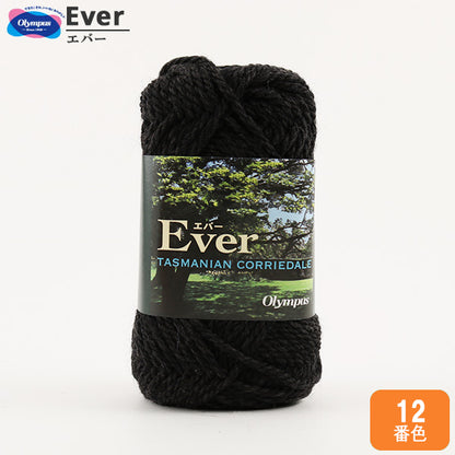Fall and winterYarn "EVER (Ever) 12 (Charcoal) Bard " Olympus