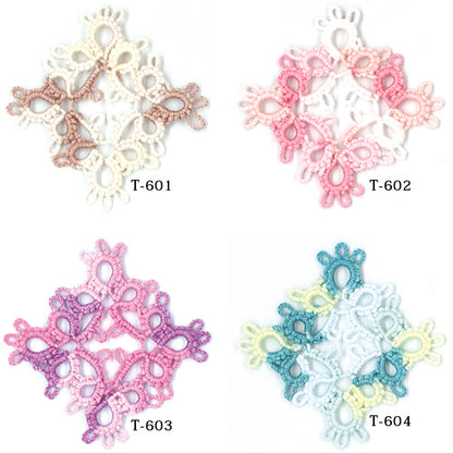 خيوط الكروشيه ``الوشمخيوط الكروشيه (متوسط) لون T601 ملون Olympus