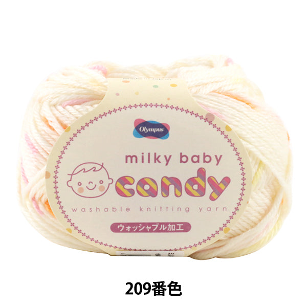 Baby wool "Milky Baby Candy (Milky Baby Candy) 209th color Olympus