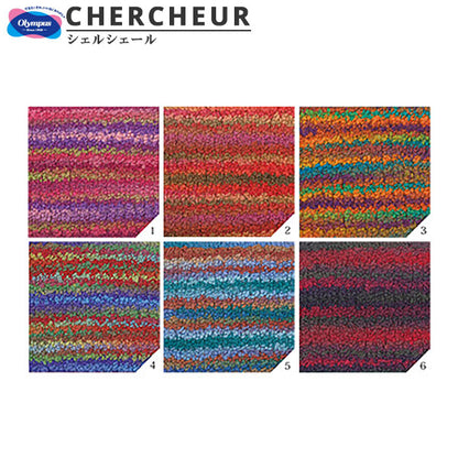 Herbst / WinterhaarGarn "Chercheur (Shelcher) 4. Farbe" Olympus