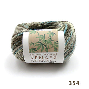 春夏毛糸 『CRAFT ROOM KENAF (クラフトルームケナフ) 段染 353番色』 SKIYARN スキーヤーン