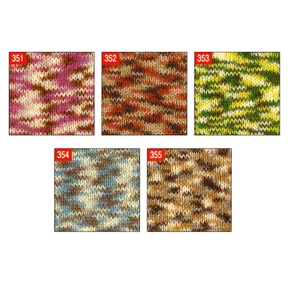 الربيع / الصيفخيوط الغزل "CRAFT ROOM KENAF (Craft Room Kenaf) مصبوغ بخطوات رقم 351 لون خيوط التزلج SKIYARN