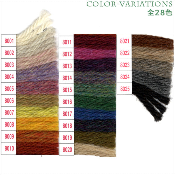 Herbst / WinterhaarGarn "UK Blended Melange 8004 Farbe" Skiyarn Skigarn